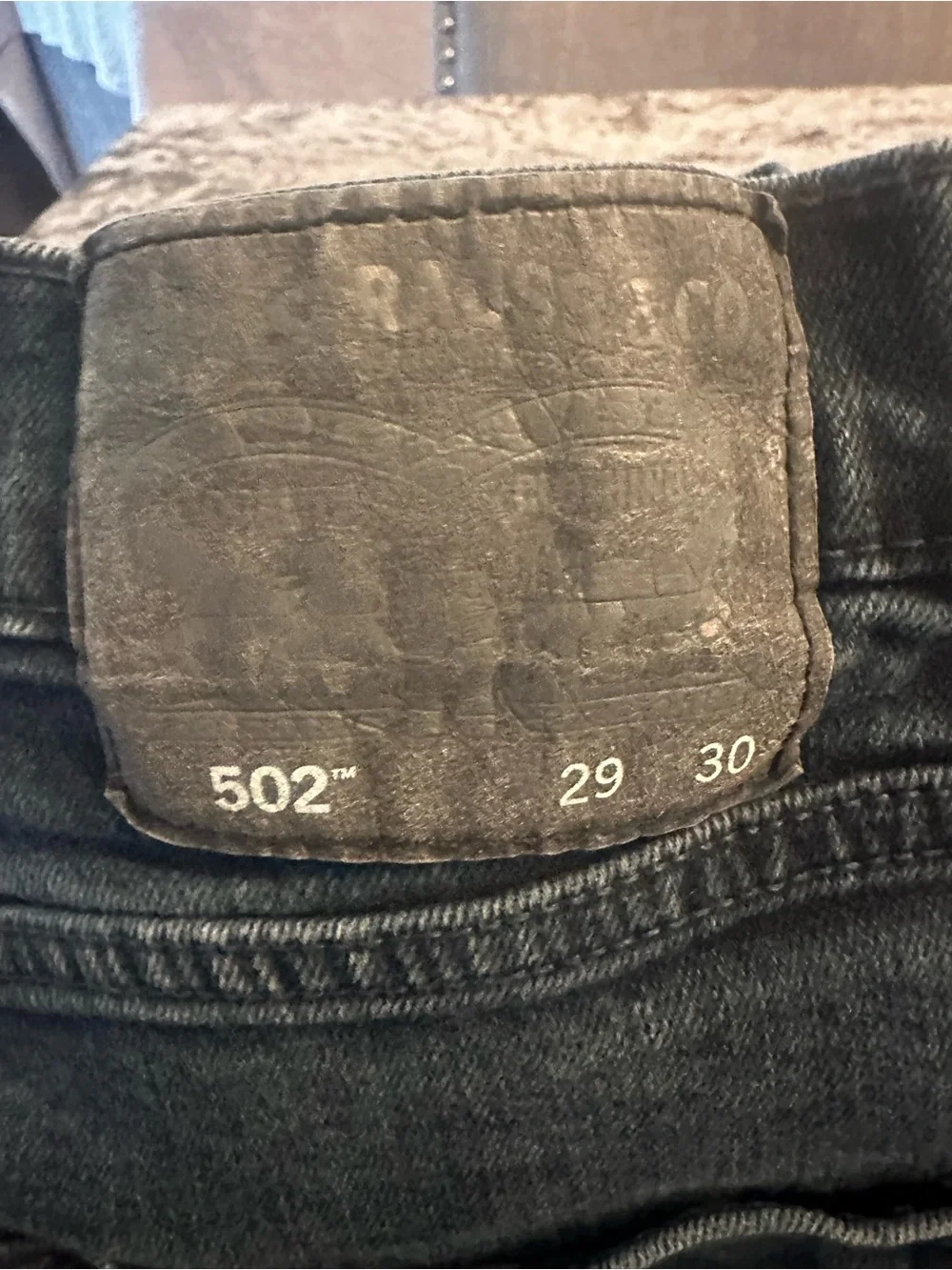Levis 502 Men’s Straight Leg Jeans - Dark Blue Wash 29x30